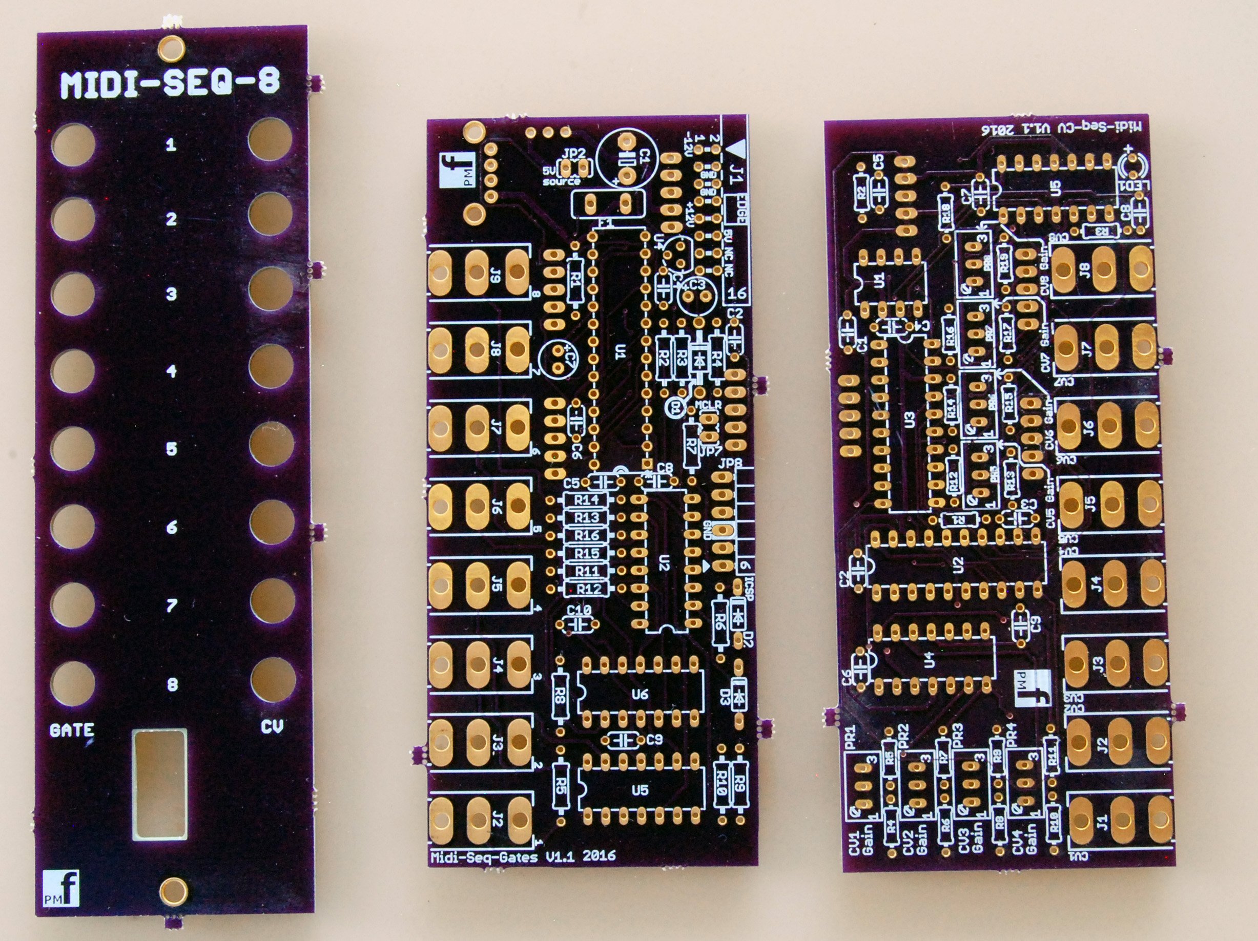 Android Analog Synth Interface (PCB Set) from pmfoundations on Tindie